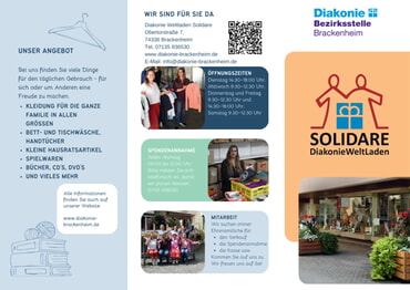 Der DiakoneLaden "Solidare" in Brackenheim