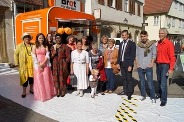 Modenschau zur Wiedereröffnung des DiakonieWeltLadens "Solidare" am 24.09.2016