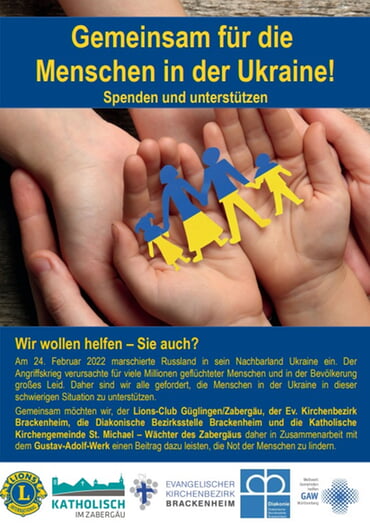 Gemeinsam für die Menschen in der Ukraine