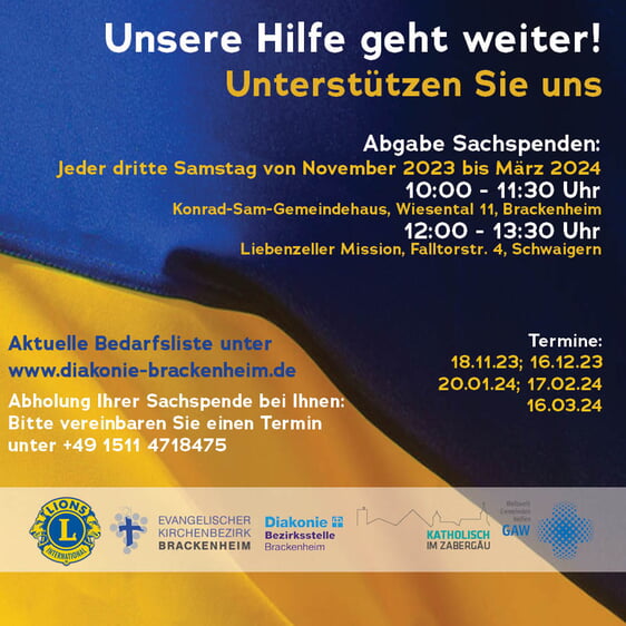 Ukraine - unsere Hilfe geht weiter