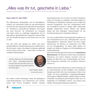 Jahresbericht 2023 der Diakonie