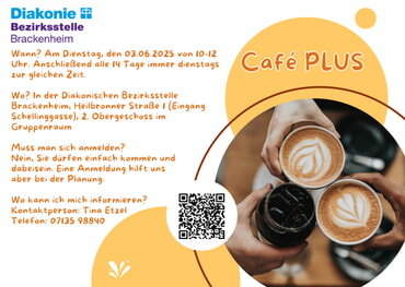Café Plus in der Diakonischen Bezirksstelle Brackenheim